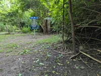 My disc is 3 feet off the ground to the right